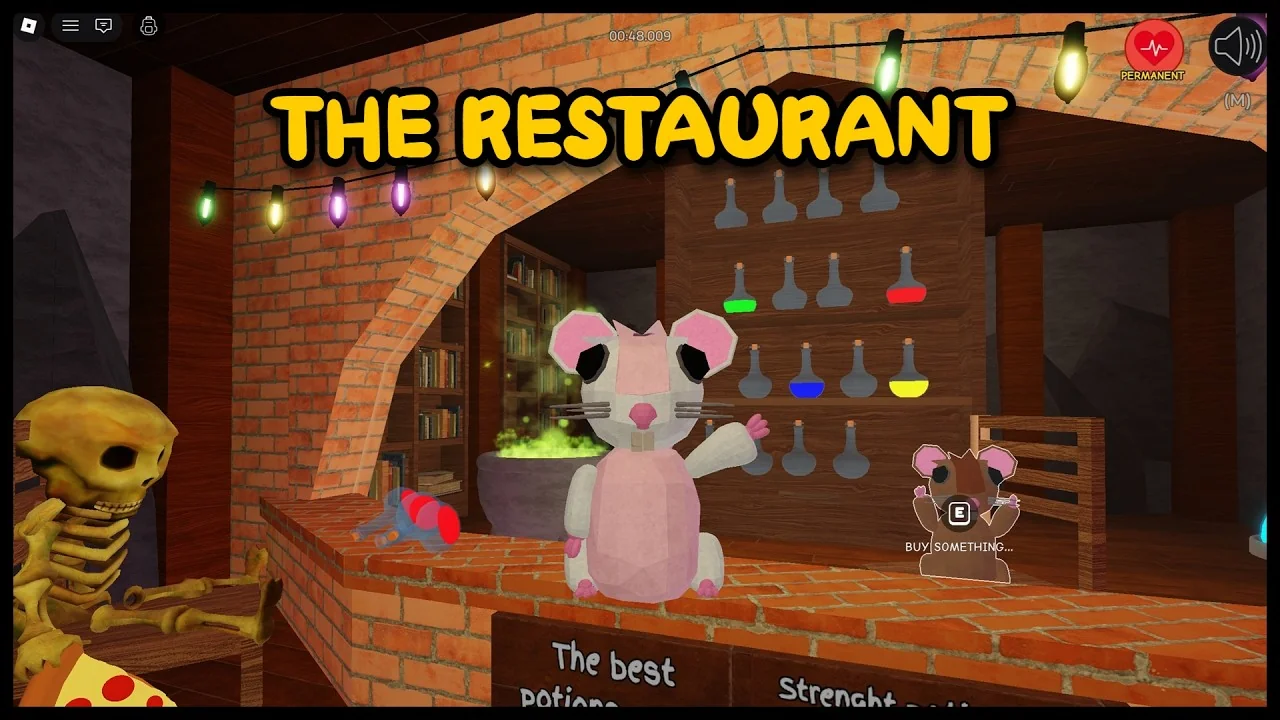 Bring Back The Sun Restaurant map — candle lighting and recipe puzzle